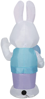 Load image into Gallery viewer, Gemmy 4 ft Airblown Easter Bunny, White
