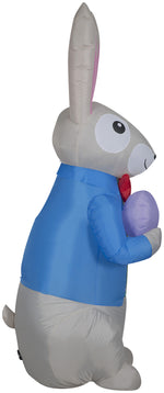 Load image into Gallery viewer, Gemmy 7 ft Airblown Dapper Easter Bunny w/Egg, Multicolored

