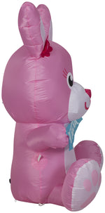Load image into Gallery viewer, 3.5&#39; Airblown Outdoor Happy Easter Pink Bunny Spring Inflatable
