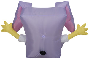 Gemmy 4 ft Airblown Spongebob in Easter Outfit SM, Multicolored