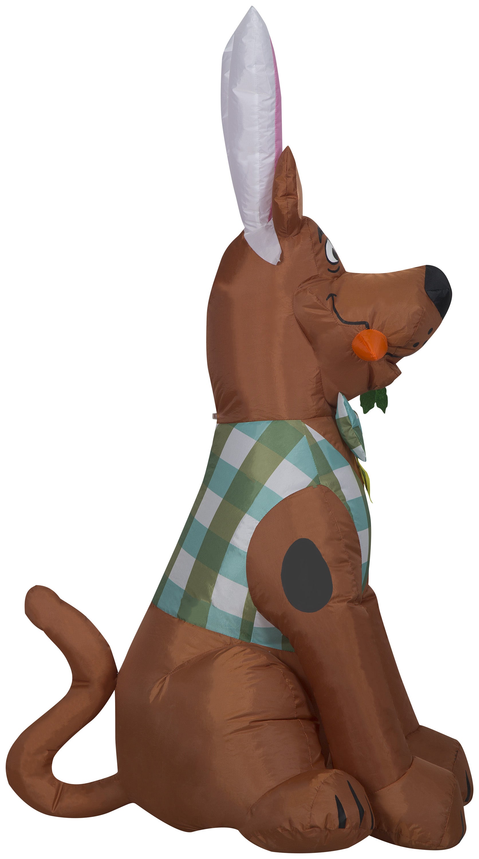 Gemmy 4 ft Airblown Scooby in Easter Outfit SM, Brown
