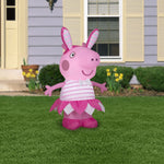 Load image into Gallery viewer, Gemmy 3.5 ft Airblown Peppa Pig in Easter Outfit SM, Pink
