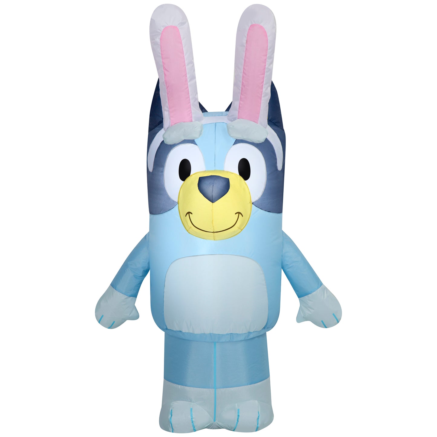 4-Ft Bluey with Pink Bunny Ears Easter Inflatable