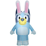 Load image into Gallery viewer, Gemmy Airblown Inflatable 4ft Bluey w/Pink Bunny Ears Bluey Easter Yard Decor

