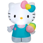 Load image into Gallery viewer, Gemmy Airblown Inflatable 3ft Easter Spring Blooms Hello Kitty Sanrio Easter Yard Decor
