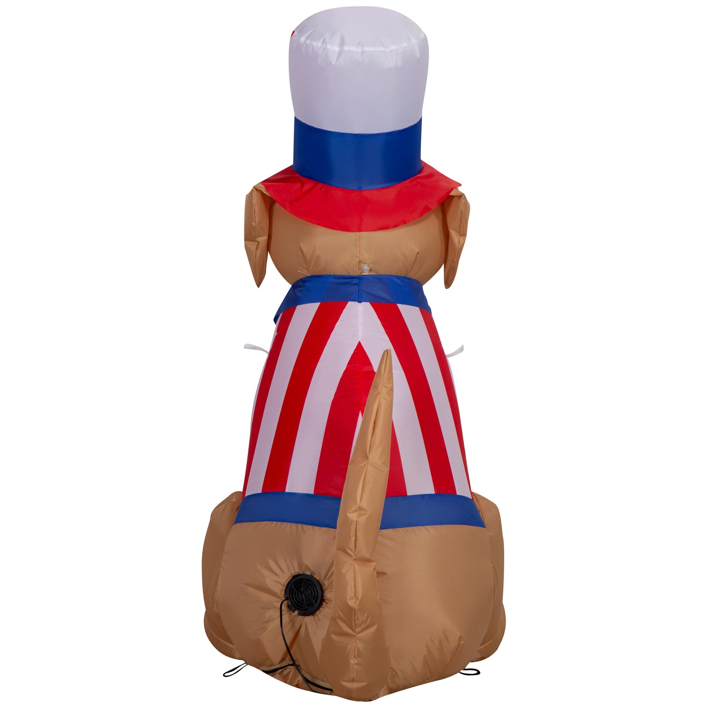 3.5-Ft Yellow Labrador Patriotic Inflatable image 4