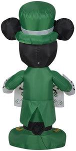 3.5' Airblown Disney St. Patrick's Day Mickey Mouse Spring Inflatable