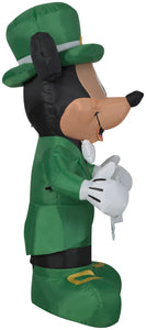 3.5' Airblown Disney St. Patrick's Day Mickey Mouse Spring Inflatable