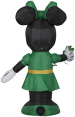 Load image into Gallery viewer, 3.5&#39; Airblown St. Patrick&#39;s Day Minnie Disney Spring Inflatable
