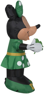 Load image into Gallery viewer, 3.5&#39; Airblown St. Patrick&#39;s Day Minnie Disney Spring Inflatable
