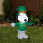 Load image into Gallery viewer, Gemmy Airblown Inflatable St. Patrick&#39;s Day Snoopy, 3.5 ft Tall
