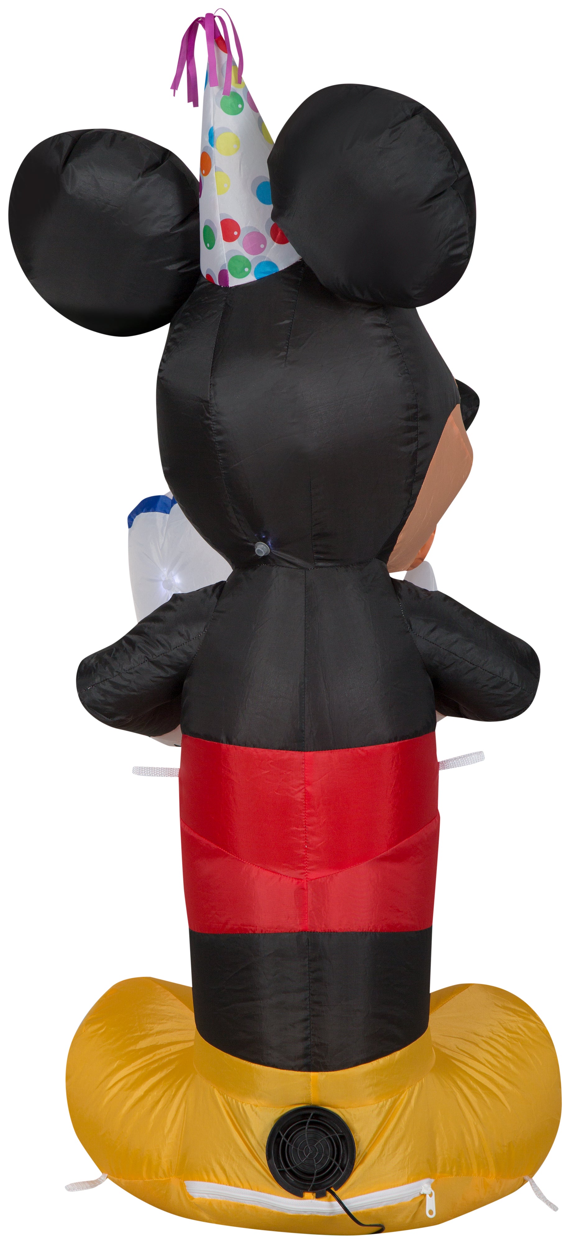 Gemmy 3.5 ft Tall Airblown Inflatable Birthday Party Mickey Mouse with Cake