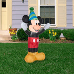 Load image into Gallery viewer, Gemmy 4 ft Tall Airblown Inflatable Birthday Party Mickey Mouse
