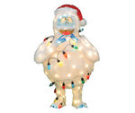 Load image into Gallery viewer, ProductWorks 32 Inch 3D Pre Lit Rudolph Bumble with C9 Light Strand, White
