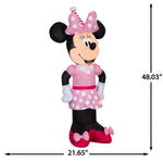 Load image into Gallery viewer, Gemmy Airblown Inflatable Minnie w/Party Hat Disney, 4 ft Tall, Pink
