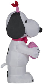 Load image into Gallery viewer, Gemmy Airblown Inflatable Valentine Snoopy, 3.5 ft Tall
