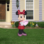 Load image into Gallery viewer, Gemmy Airblown Inflatable Valentine Minnie Mouse, 3.5 ft Tall
