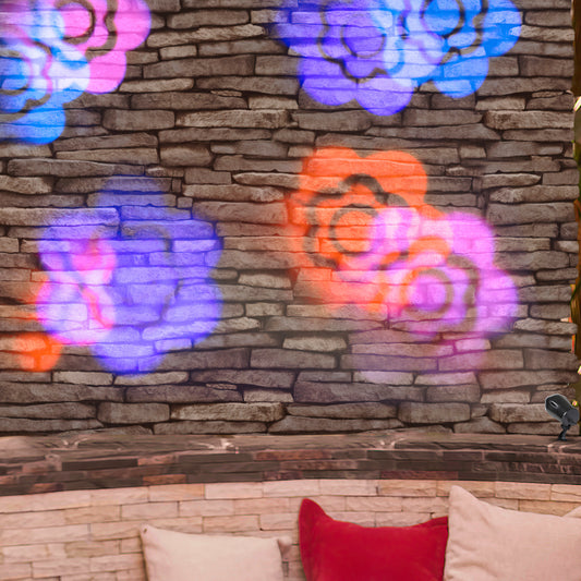 Spring Flowers Lightshow Projection lifestyle