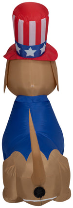 Load image into Gallery viewer, 5&#39; Patriotic Pooch Spring Inflatable
