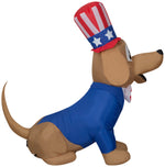 Load image into Gallery viewer, 5&#39; Patriotic Pooch Spring Inflatable
