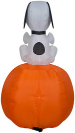 Load image into Gallery viewer, Peanuts Airblown Inflatable Snoopy and Woodstock on Pumpkin Peanuts, 3.5 ft Tall, Multicolored
