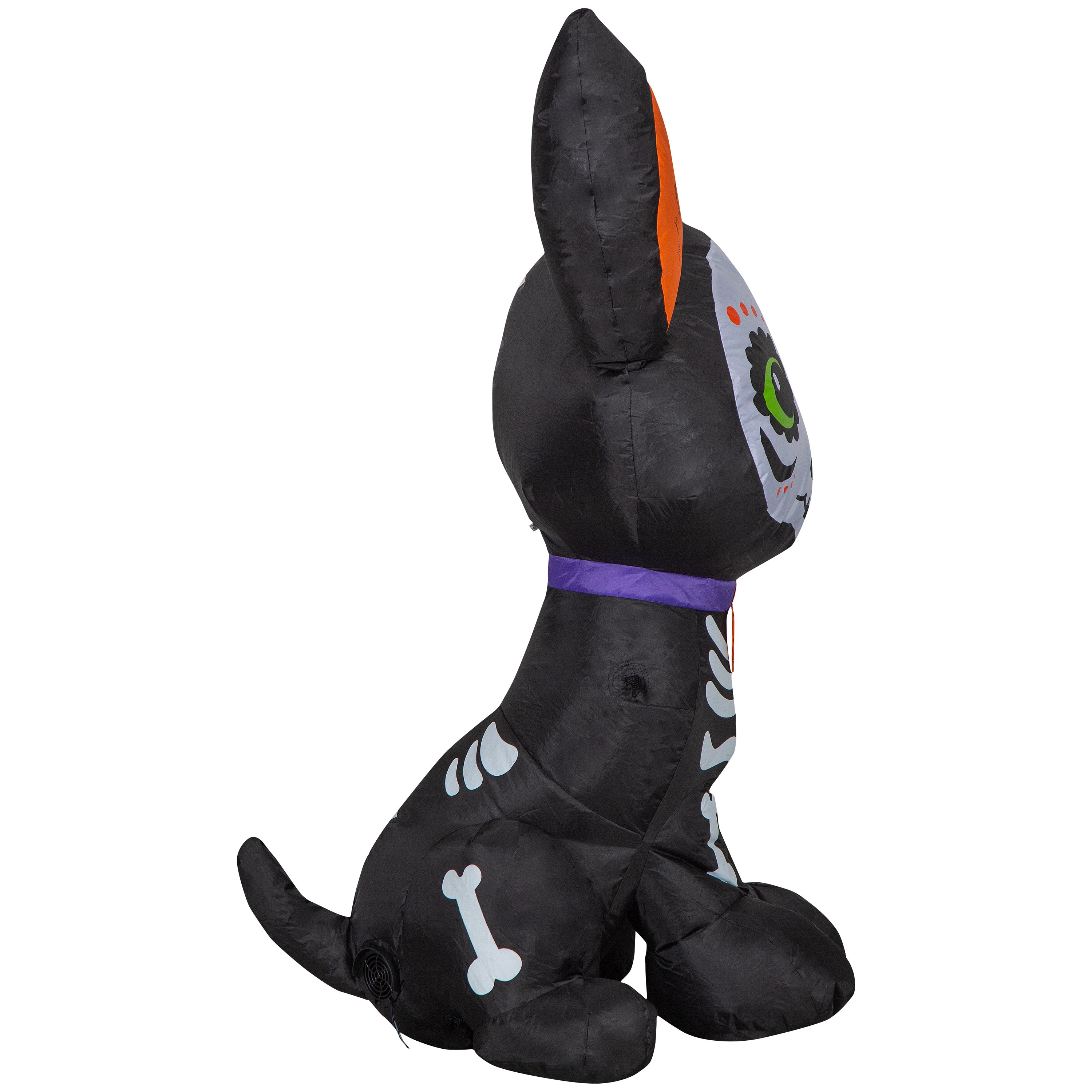 Gemmy Airblown Inflatable DOD Sitting Dog , 3.5 ft Tall, Multi
