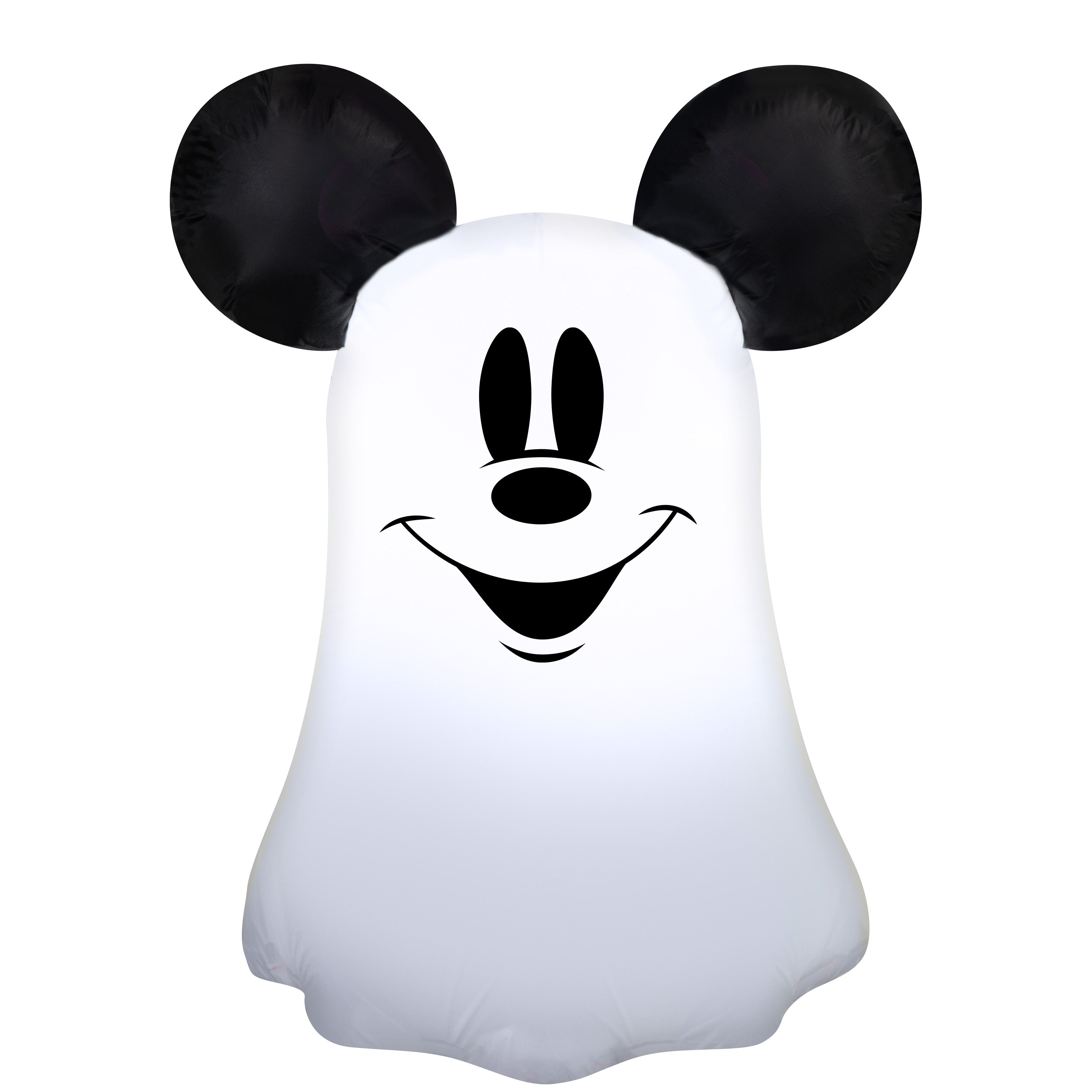 Gemmy Airblown Inflatable Stylized Mickey Ghost Disney , 3.5 ft Tall, Multicolored