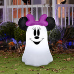 Load image into Gallery viewer, Gemmy Airblown Inflatable Stylized Minnie Ghost Disney, 3.5 ft Tall, Multicolored
