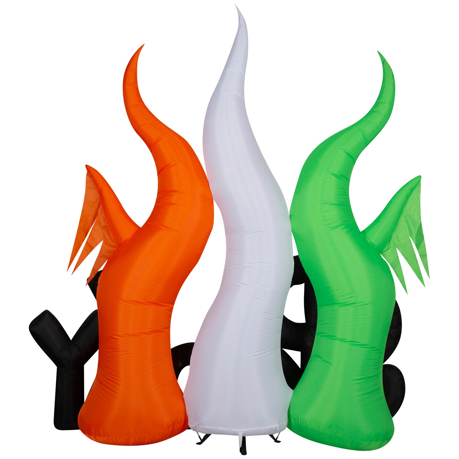 Halloween Inflatable Ghosts with "Spooky" Sign, 8 ft Tall image 3