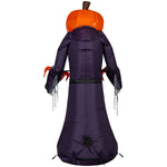 Load image into Gallery viewer, Gemmy Airblown Inflatable Pumpkin Reaper, 4 ft Tall, Multi
