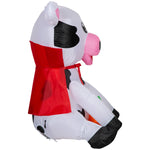 Load image into Gallery viewer, Gemmy Airblown Inflatable Halloween Baby Cow, 3 ft Tall, Multi
