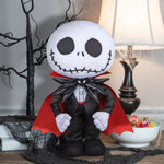 Load image into Gallery viewer, Gemmy Jack Skellington as Vampire Halloween Greeter, Multi
