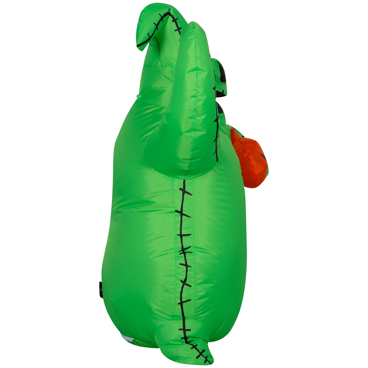 Inflatable Green Oogie Boogie Holding Pumpkin Disney, 3.5 ft Tall image 4
