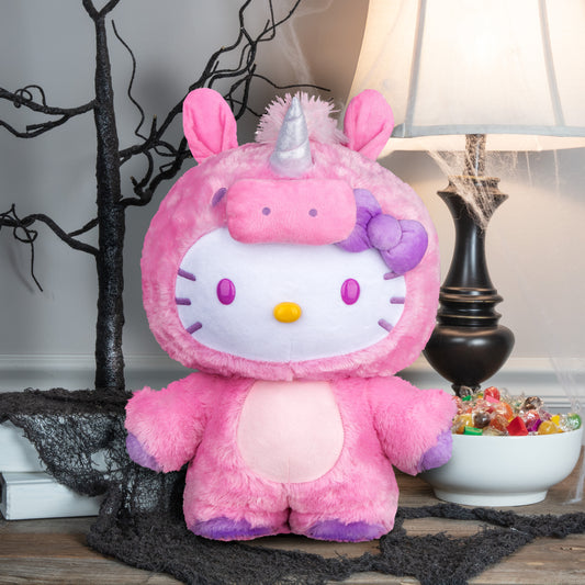 Gemmy Hello Kitty in Unicorn Costume Halloween Greeter, Multi