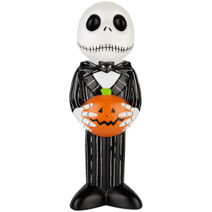 Gemmy Lighted Blow Mold Outdoor Decor Jack Skellington 24" Disney, Multi