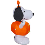 Load image into Gallery viewer, Gemmy Airblown Inflatable Snoopy in Pumpkin Outfit Peanuts, 4 ft Tall, Multicolored
