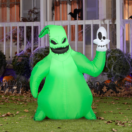 3.5-Ft Disney Oogie Boogie with Skull Halloween Inflatable lifestyle