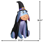 Load image into Gallery viewer, Gemmy Airblown Inflatable Eeyore In Witch Costume Disney, 3.5 ft Tall, Multicolored
