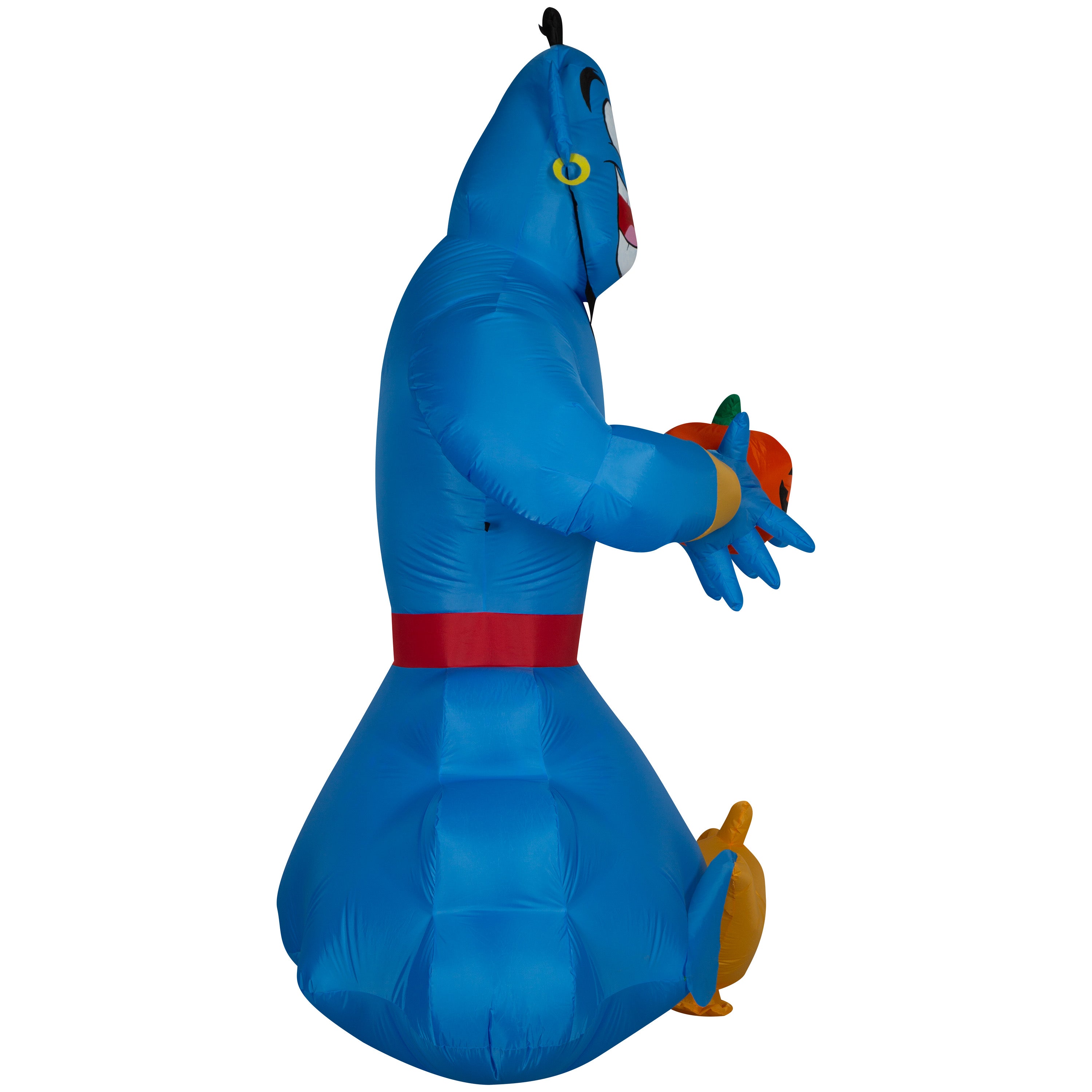 Gemmy Projection Airblown Inflatable Kaleidoscope Aladdin Genie Scene Disney (Blue), 8 ft Tall, Multicolored