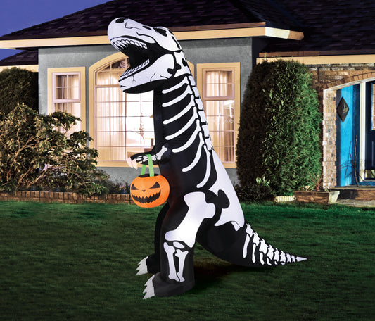 7' T-Rex Halloween Inflatable lifestyle