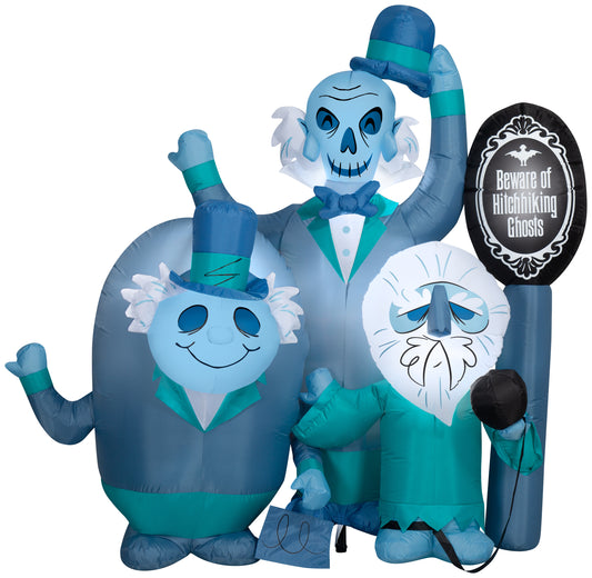 Haunted Mansion Beware of Ghosts Scene Disney, 6 ft Tall, Blue
