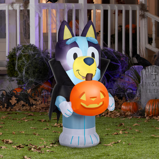 3.5-Ft Bluey Vampire Costume Halloween Inflatable lifestyle