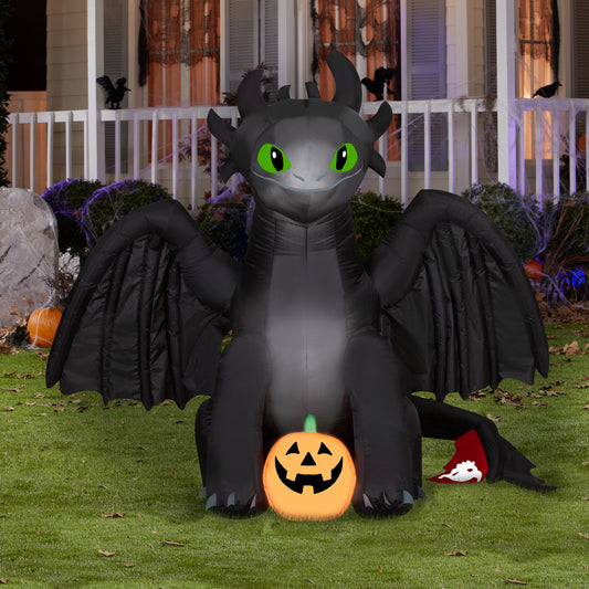 Inflatable Toothless How to Train Your Dragon Universal, 6 ft Tall lifestyle