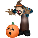 Load image into Gallery viewer, Gemmy Giant Animated Halloween Inflatable Scarecrow, 7.5 ft Tall, Multi
