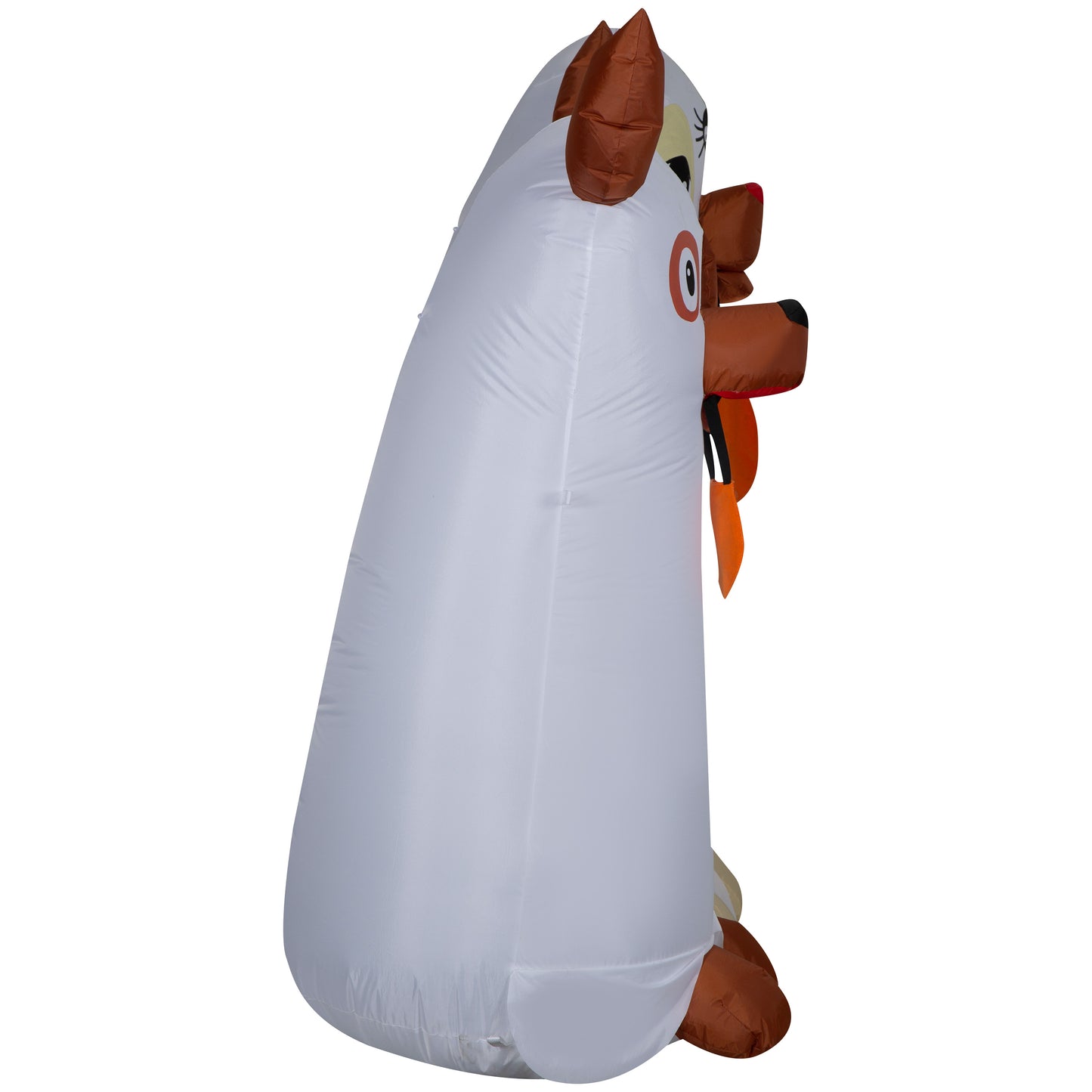Gemmy Airblown Inflatable Ghost Dog Duo Scene, 5 ft Tall, Multicolored