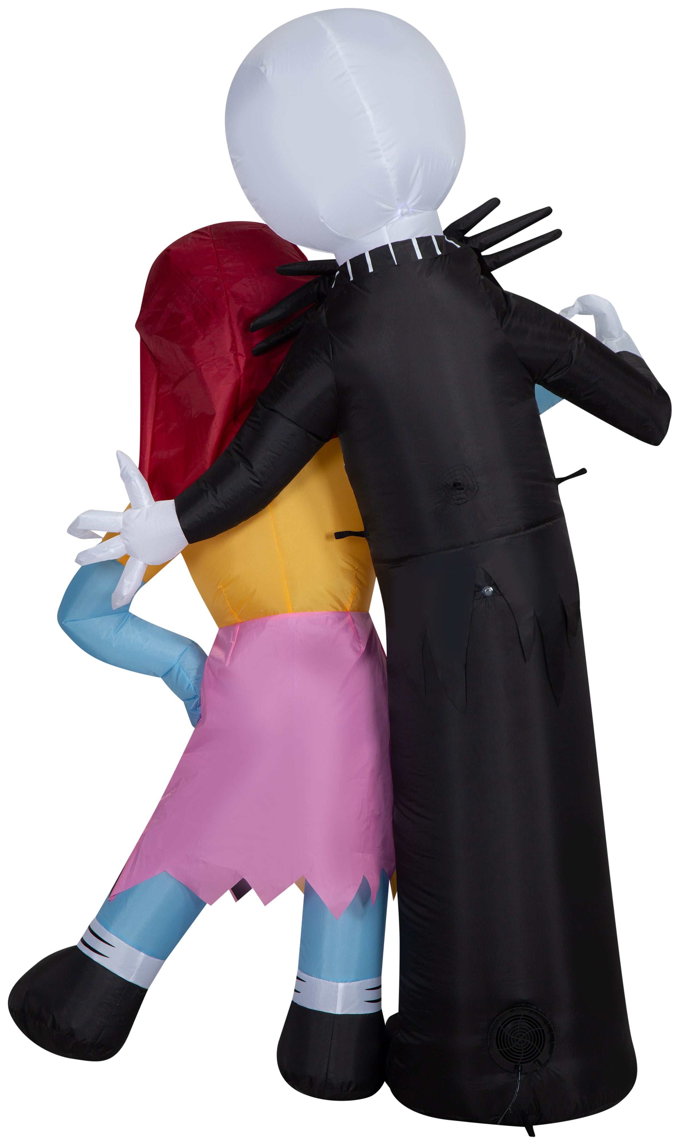 Nightmare Before Christmas Airblown Inflatable Jack and Sally Dancing Scene Disney, 6 ft Tall, Multi