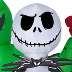 Load image into Gallery viewer, Gemmy Airblown Jack Skellington w/Oogie Boogie Scene Disney , 6.5 ft Tall, Multi
