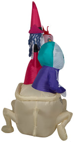 Load image into Gallery viewer, Gemmy Airblown Lock Shock and Barrel in Tub Scene Disney, 5 ft Tall, Brown
