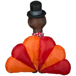 Load image into Gallery viewer, Gemmy Thanksgiving Inflatable Turkey, 6 ft Tall, Multi
