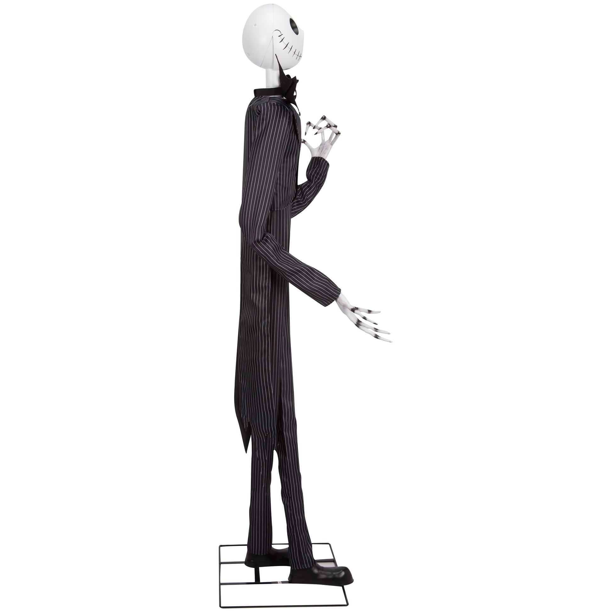 Disney Jack Skellington Life-Size Animated Halloween Figure, 6.5 Ft Singing Decor with Arm and Hand Movement image 4